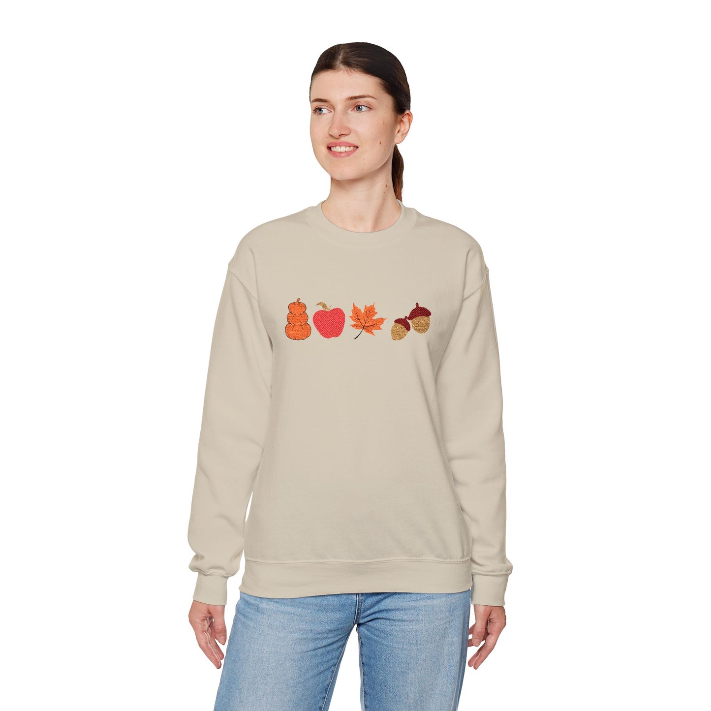 Harvest Stories - Embroidered Crewneck Sweatshirt