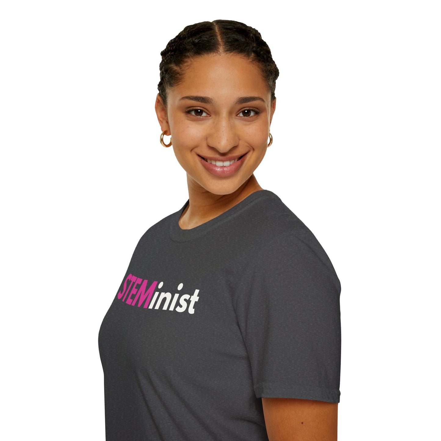 Unisex STEMinist T-Shirt - Empowering Tee for Women in STEM, Great for Gifting, Casual Wear, and Celebrating Women's Day