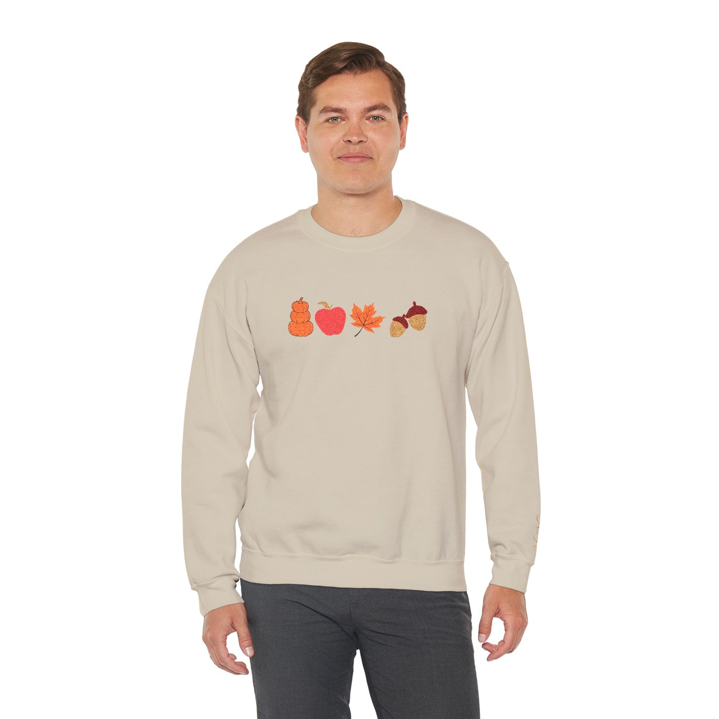 Harvest Stories - Embroidered Crewneck Sweatshirt