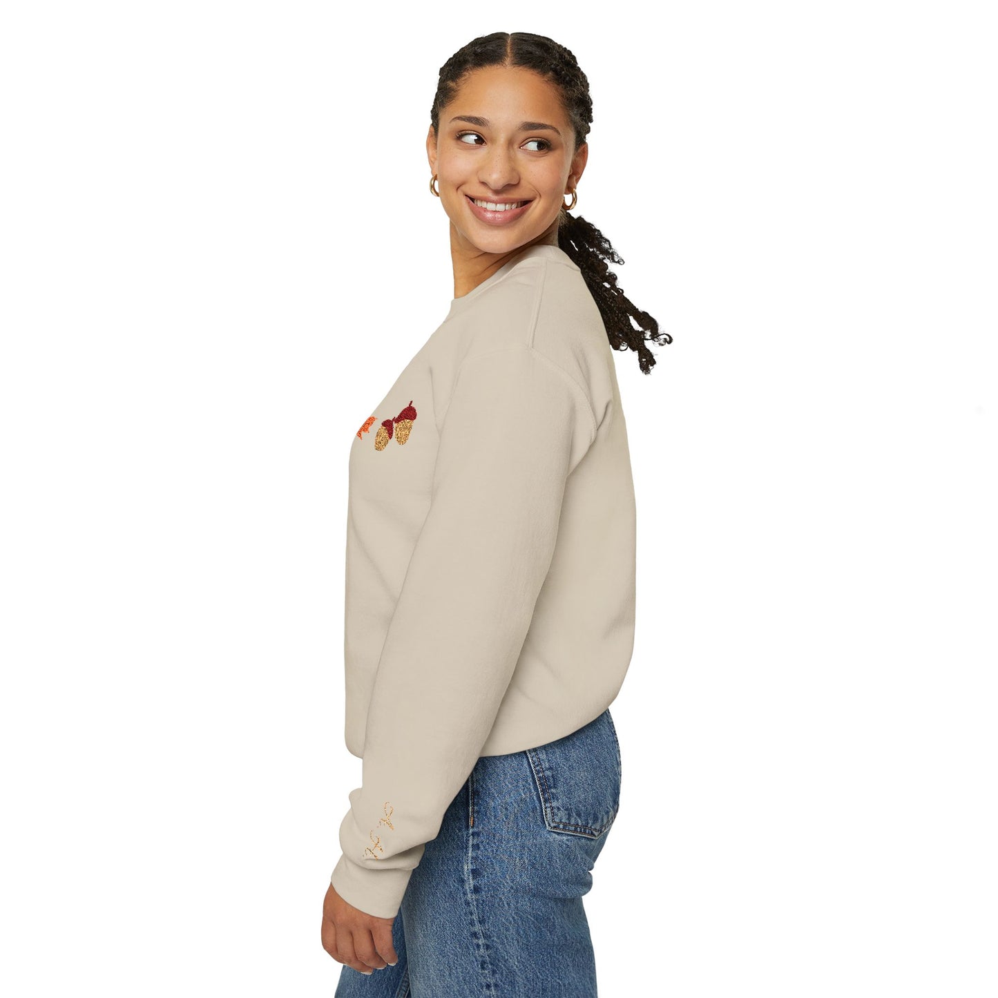 Harvest Stories - Embroidered Crewneck Sweatshirt