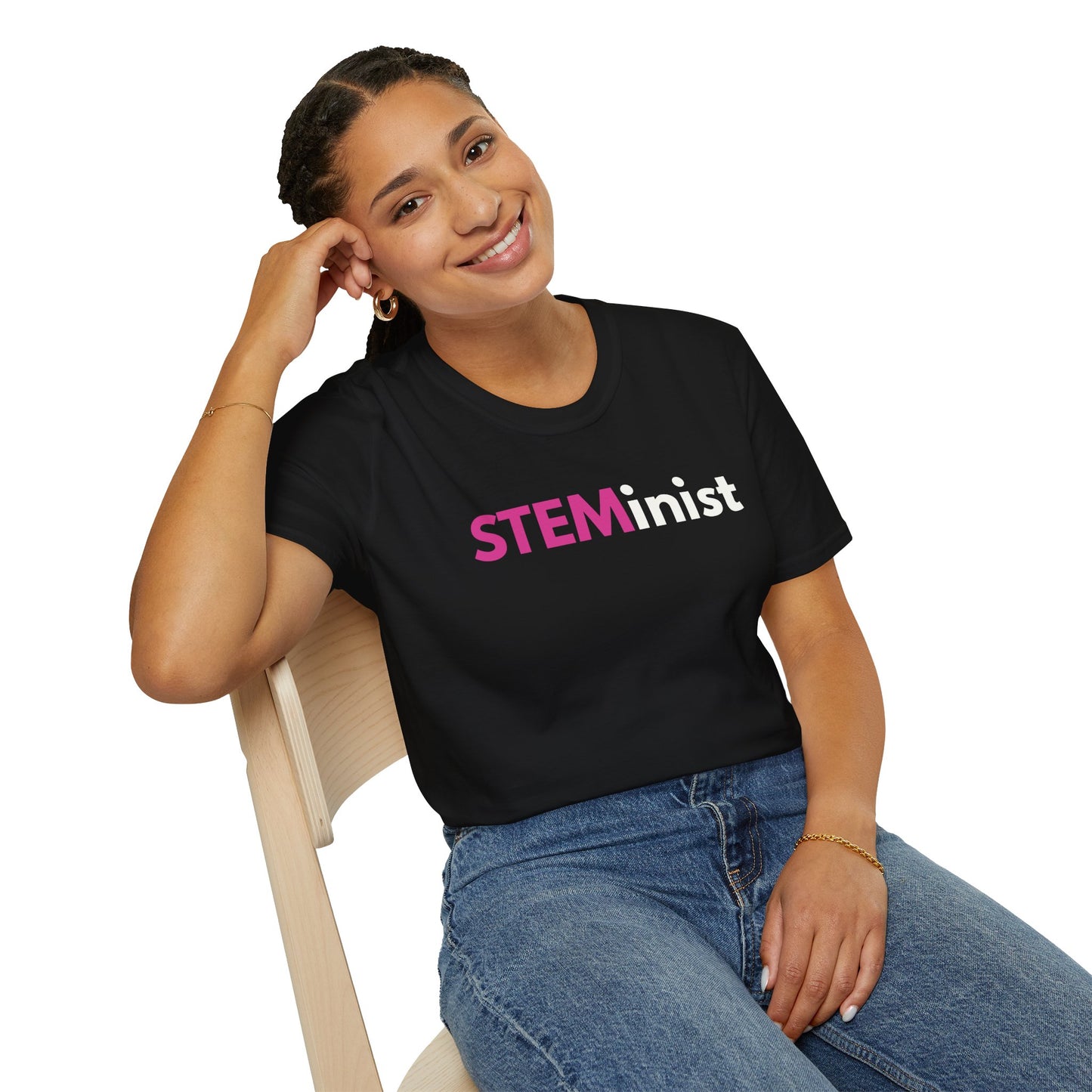 Unisex STEMinist T-Shirt - Empowering Tee for Women in STEM, Great for Gifting, Casual Wear, and Celebrating Women's Day