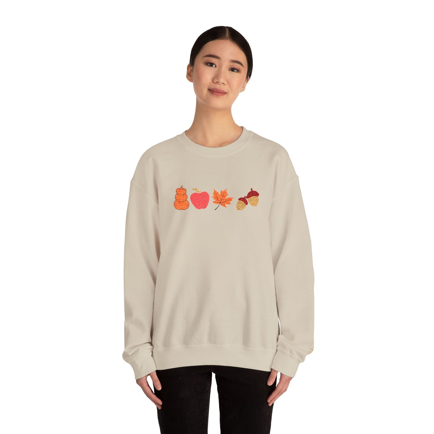 Harvest Stories - Embroidered Crewneck Sweatshirt