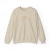 Embroidered Gold Heart Sweatshirt
