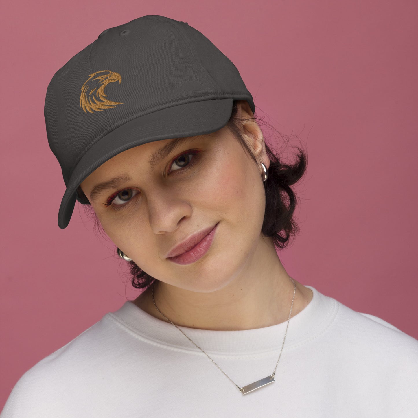 Ramz Falcon Embroidered Head Dad Hat