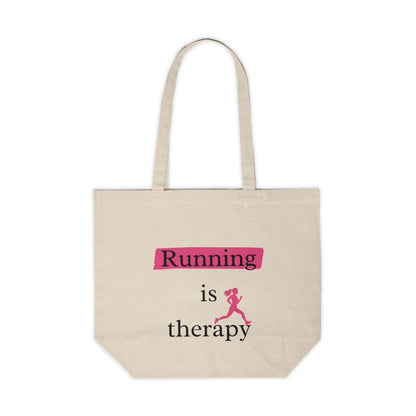 Running is therapy Tote