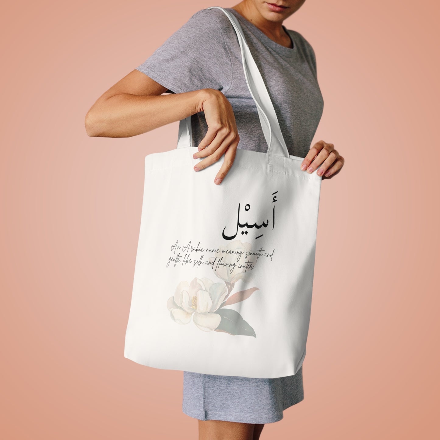 The Aceel Tote - Custom Name Definition Tote Bag 🌿