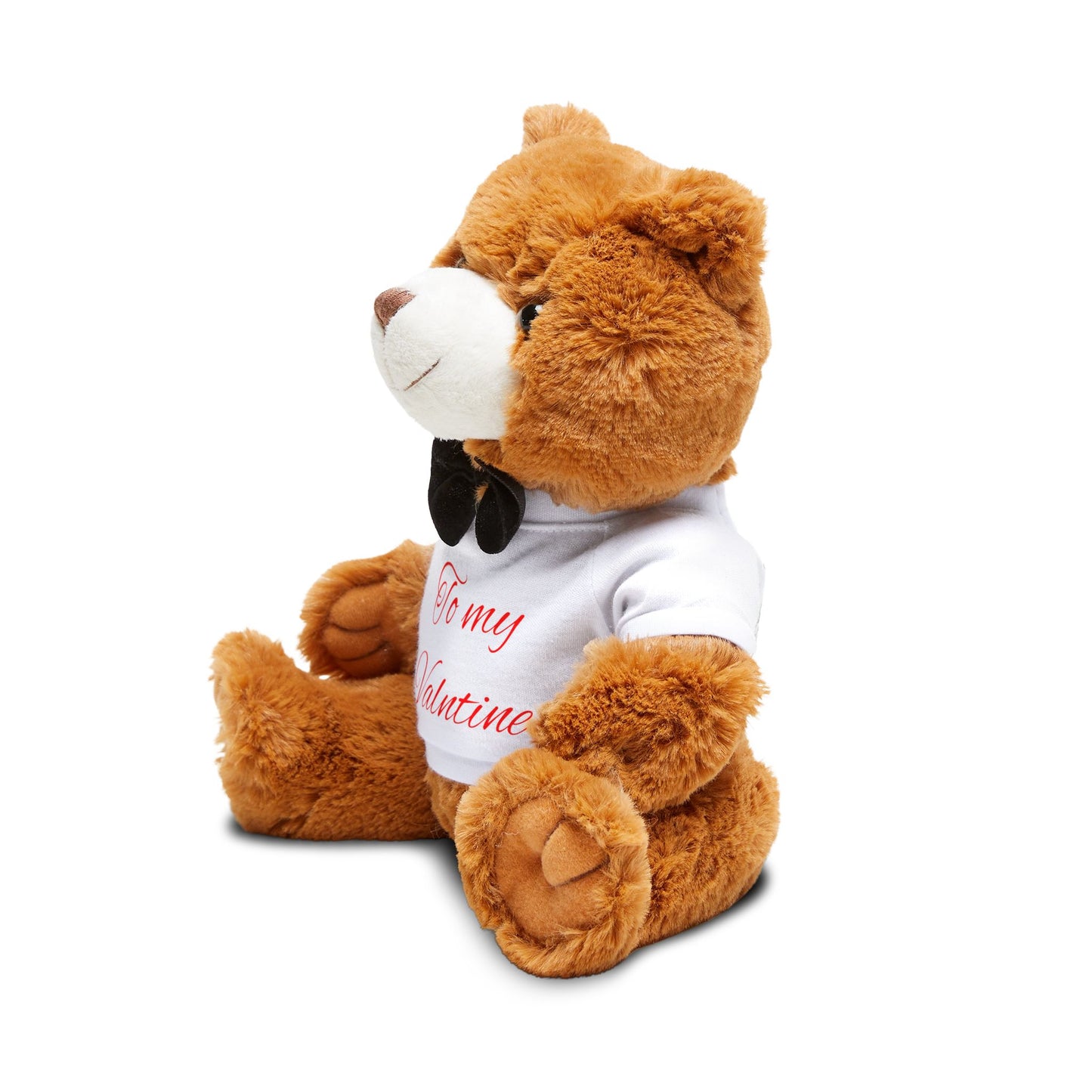 Valentine Teddy Bear with 'To My Valentine' T‑Shirt — Cute Plush Gift