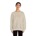 Embroidered Gold Heart Sweatshirt