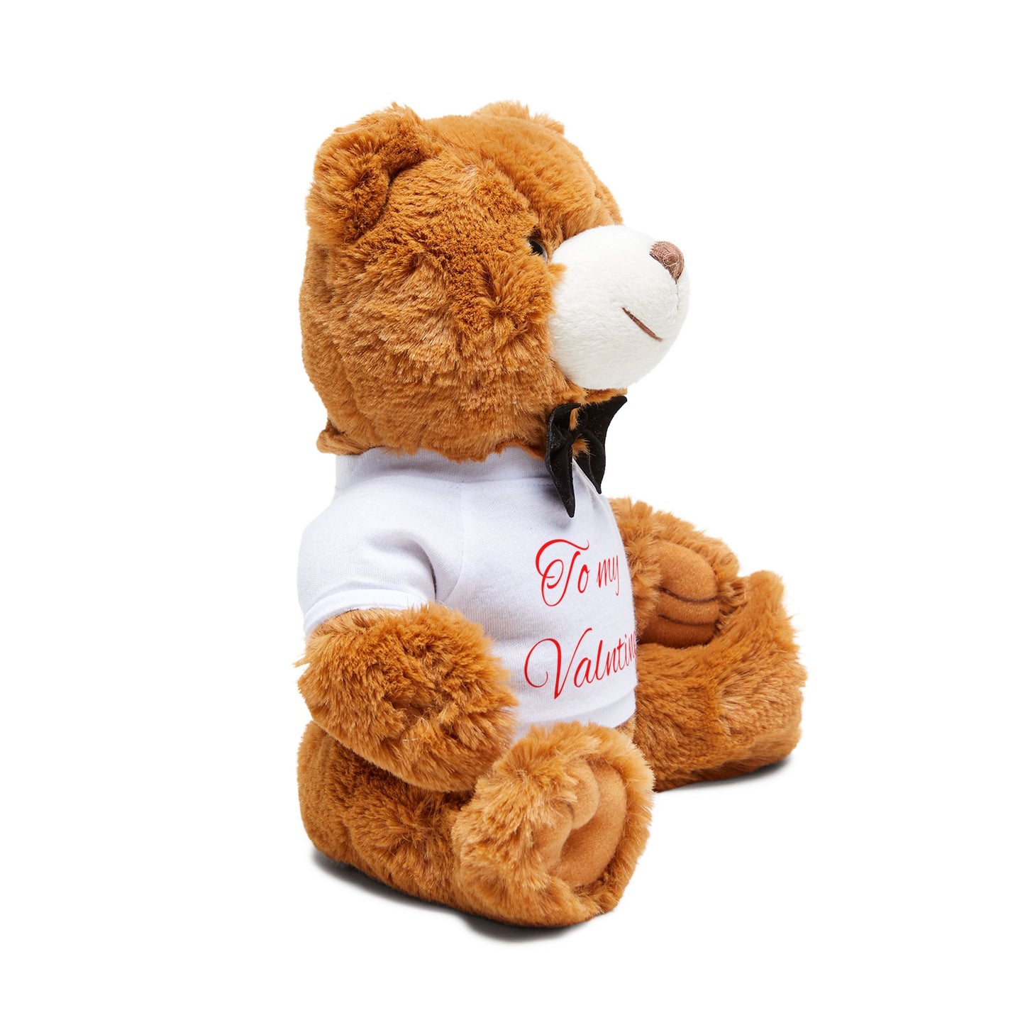 Valentine Teddy Bear with 'To My Valentine' T‑Shirt — Cute Plush Gift
