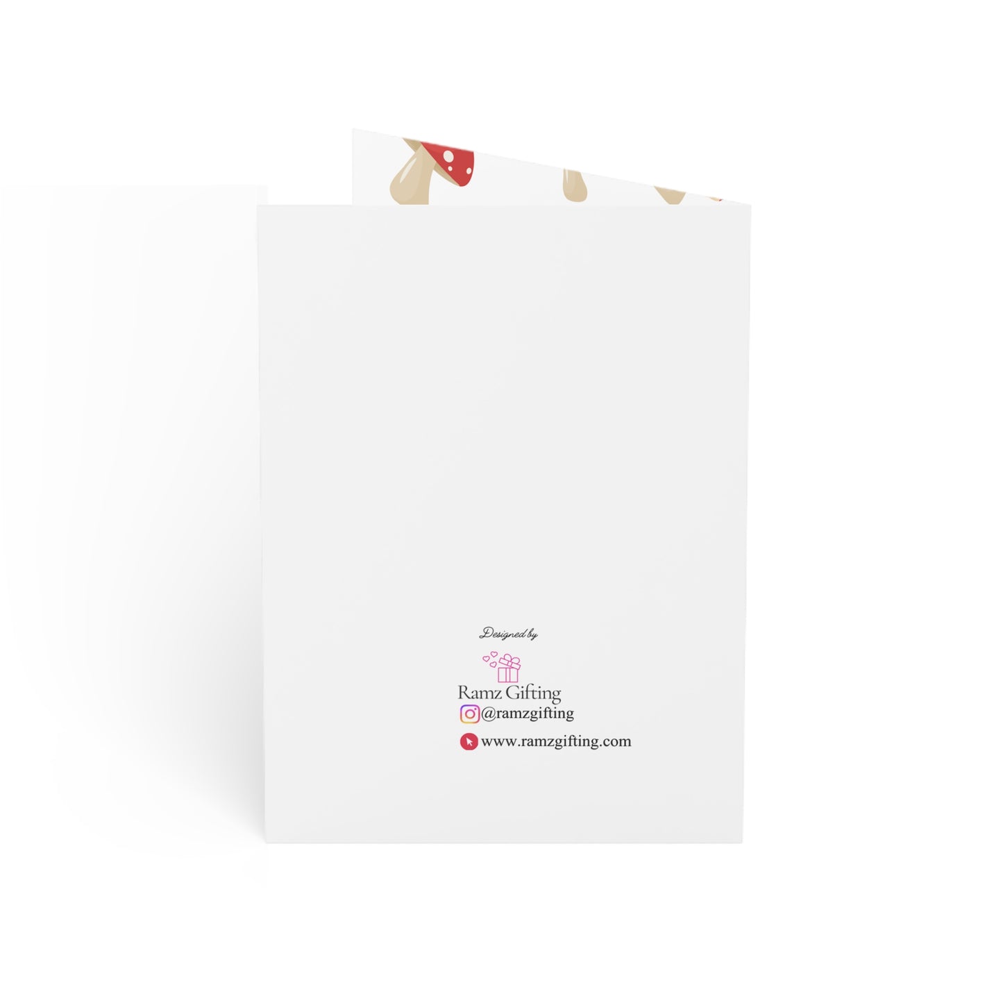 Mushroom Birthday Card – “Mush-love on Your Special Day” | Cute Cottagecore Greeting Card