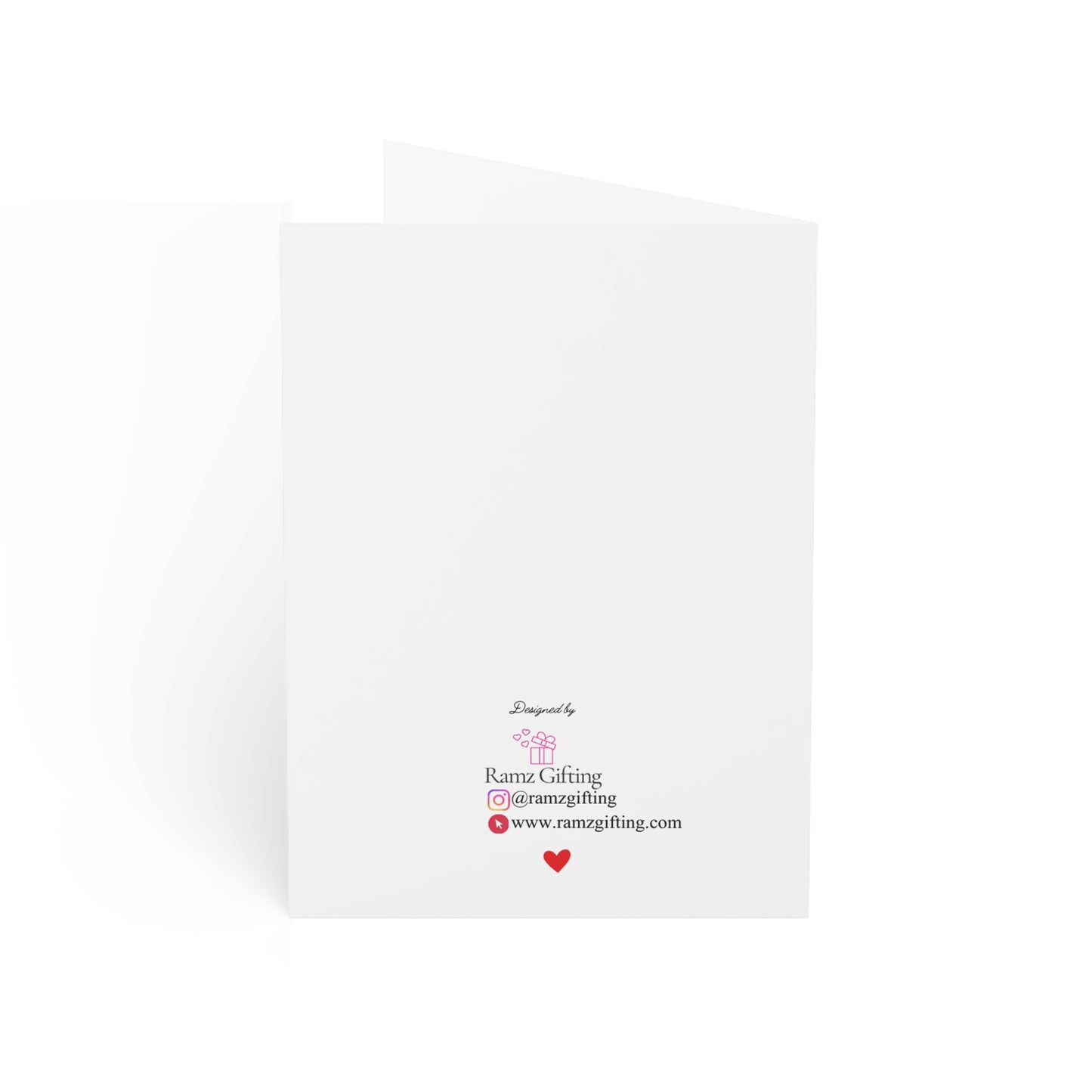 Arabic Love Greeting Card — "حبيتك بالصيف، حبيتك بالشتا"— Valentine & Anniversary Card