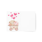 Valentine Bear Greeting Card — “I love you beary much”