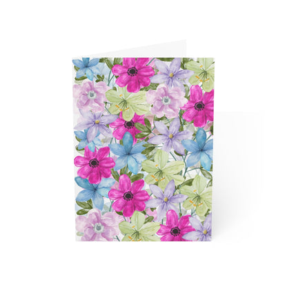 Blank Floral Greeting Cards — Pack of 1/3/5/10/15 | All-Occasions Note Cards