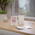 Somebunny Loves You Valentine Greeting Card — Cute Bunny Hearts