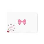 Somebunny Loves You Valentine Greeting Card — Cute Bunny Hearts
