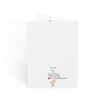 Valentine's Teddy Bear Greeting Card — 'Happy Valentine’s Day' Folded Card (Includes Envelope)