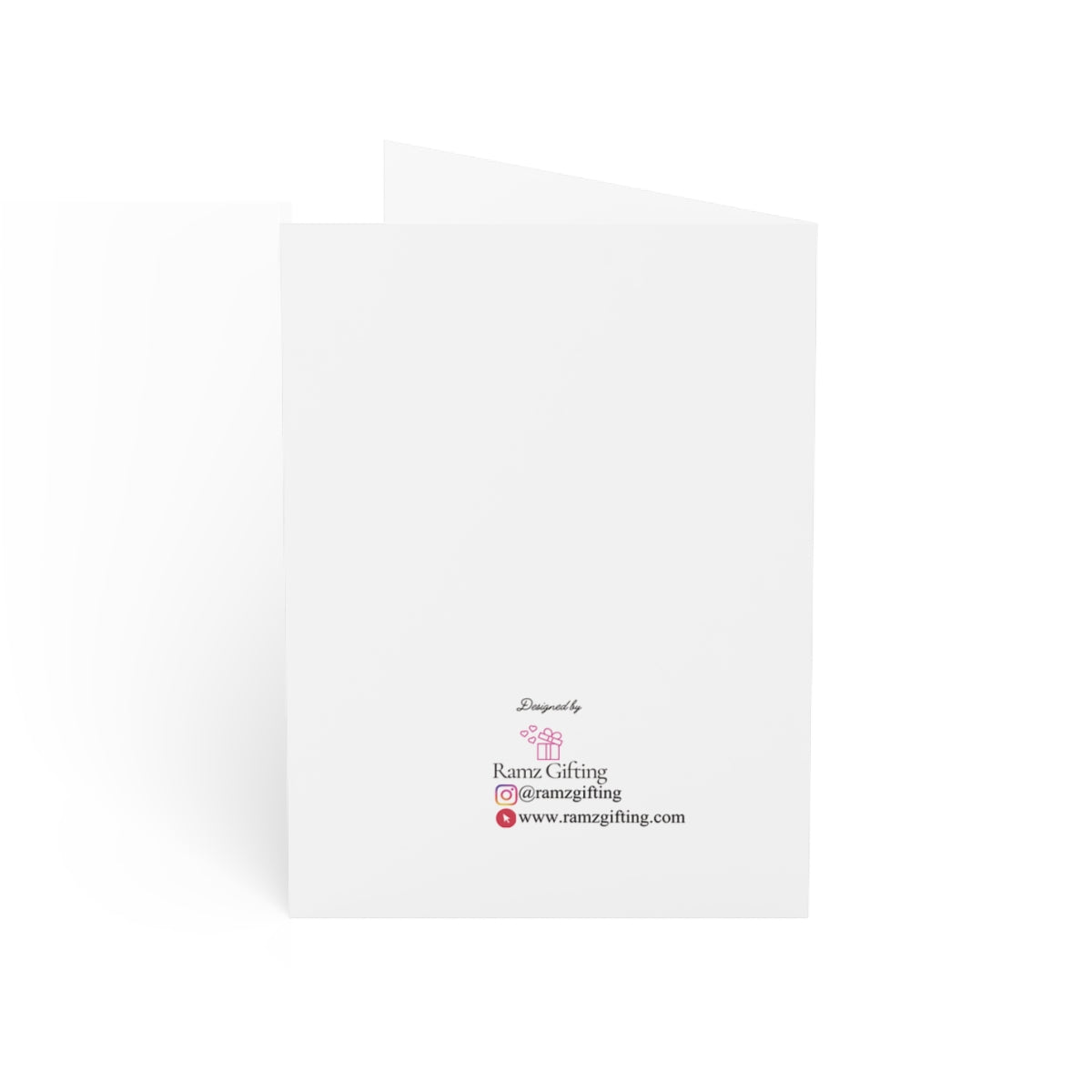 Arabic 'إلى حبيبتي' Romantic Greeting Card — Matte Folded Card with أحبك Inside